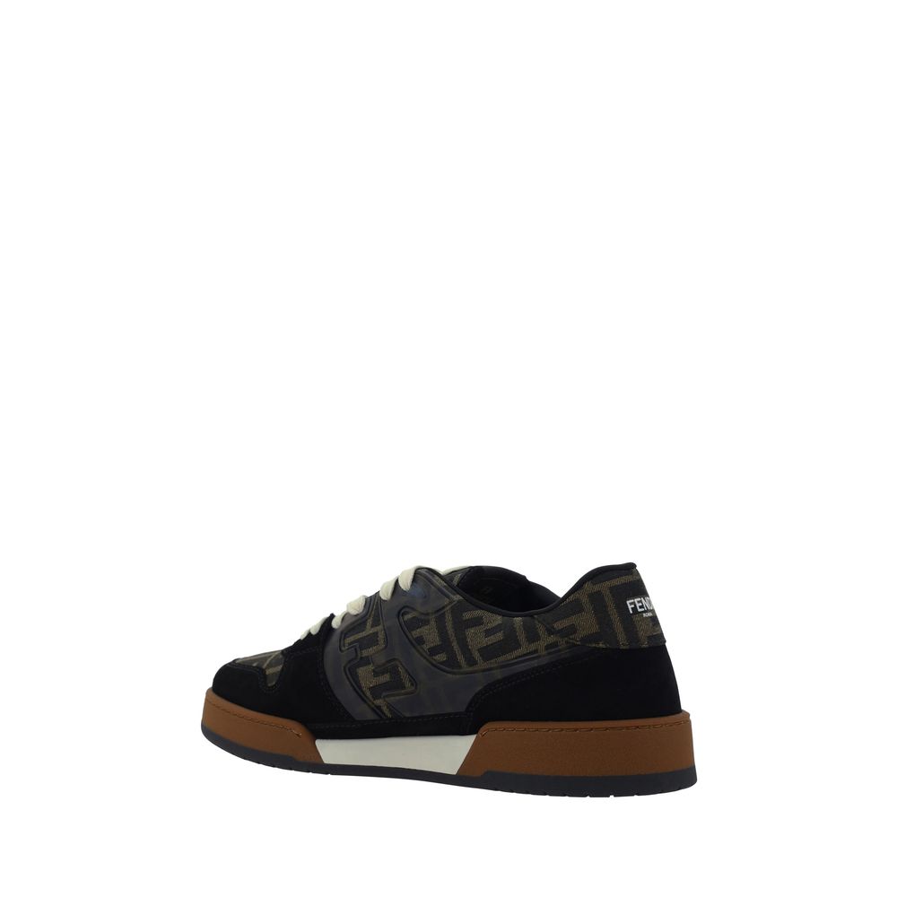 Fendi Lace-Up Low Top Sneakers