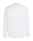 Tommy Hilfiger Logo Organic-Cotton Blend Short Collar Shirt