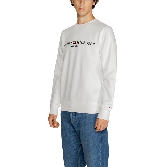 Tommy Hilfiger Logo Organic Cotton-Blend Crewneck Sweatshirt