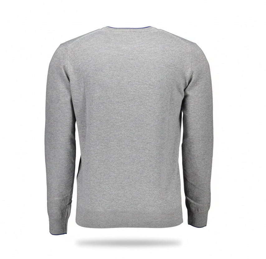 Harmont & Blaine Wool Men Sweater - Light Gray/Grey