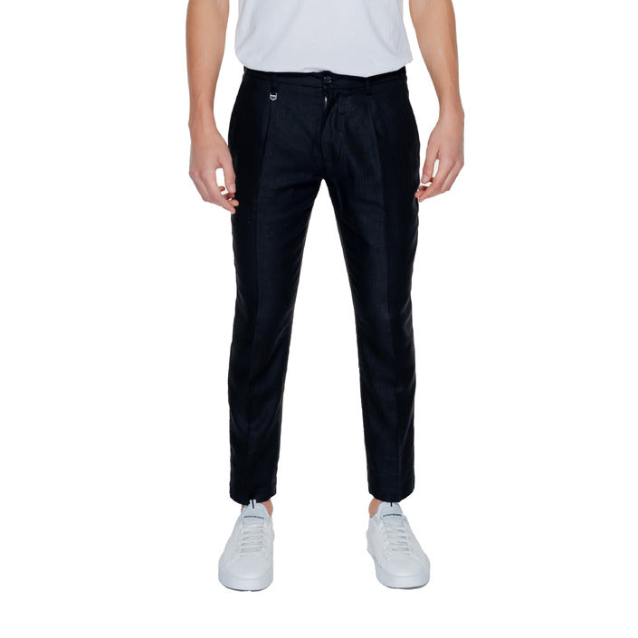 Antony Morato Minimalist Linen-Blend Slim Fit Ankle Length Pants