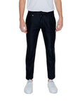 Antony Morato Minimalist Linen-Blend Slim Fit Ankle Length Pants