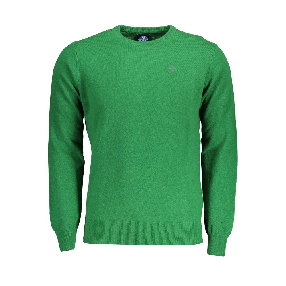 North Sails Crewneck Wool Sweater - Green