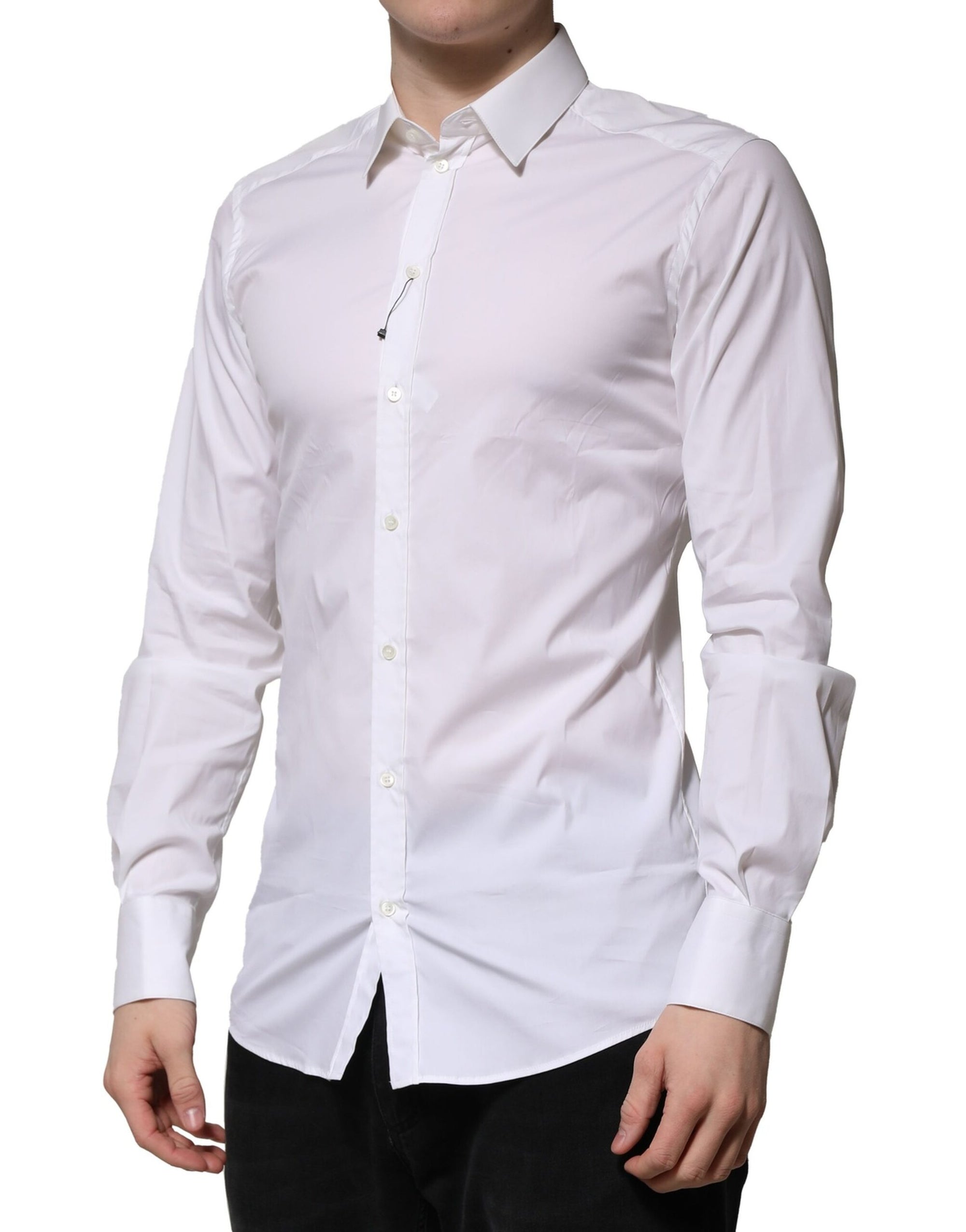 Dolce & Gabbana White Collar Shirt