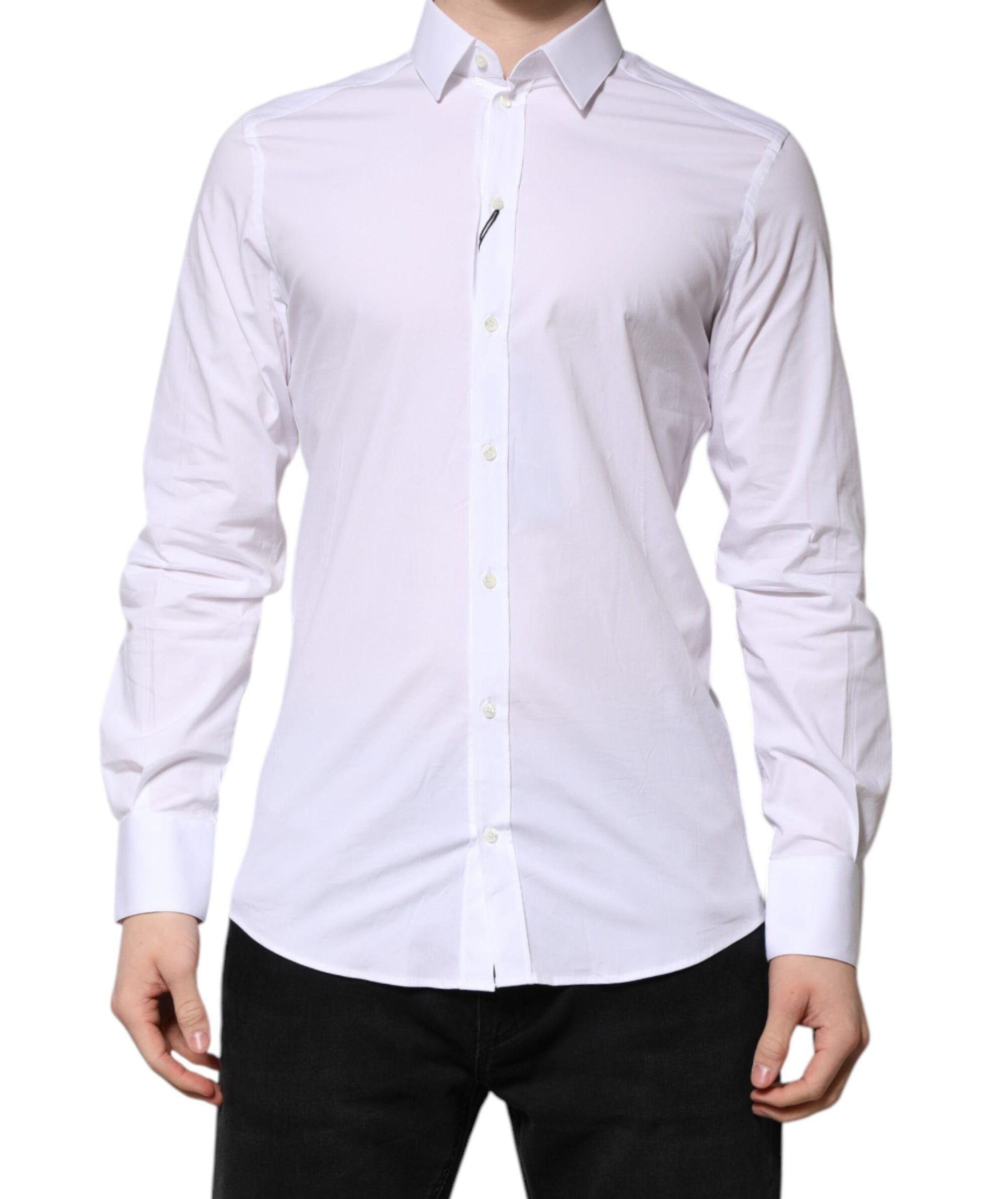 Dolce & Gabbana White Collar Shirt