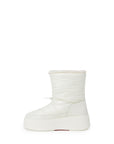 Ash All White Chunky Fleece-Lined Boots