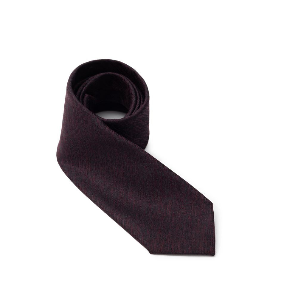 Dolce & Gabbana Jacquard Silk Suit Tie - Deep Purple