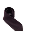 Dolce & Gabbana Jacquard Silk Suit Tie - Deep Purple