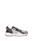 Fendi Flow Gray/Grey Leather Low Top Sneakers