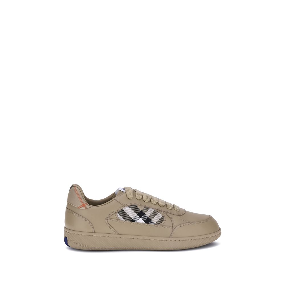 Burberry Terrace Leather Low Top Sneakers