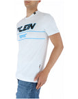 Plein Sport Logo Cotton Crewneck T-Shirt