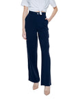 Street One Blue Wide Meg Suit Pants