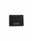 Guess Logo Genuine Leather Black Cardholder Wallet