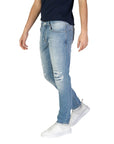 Antony Morato Distressed Ripped Light Wash Skinny Jeans