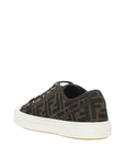Fendi Monochrome Low Top Sneakers