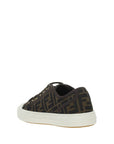 Fendi Monochrome Low Top Sneakers