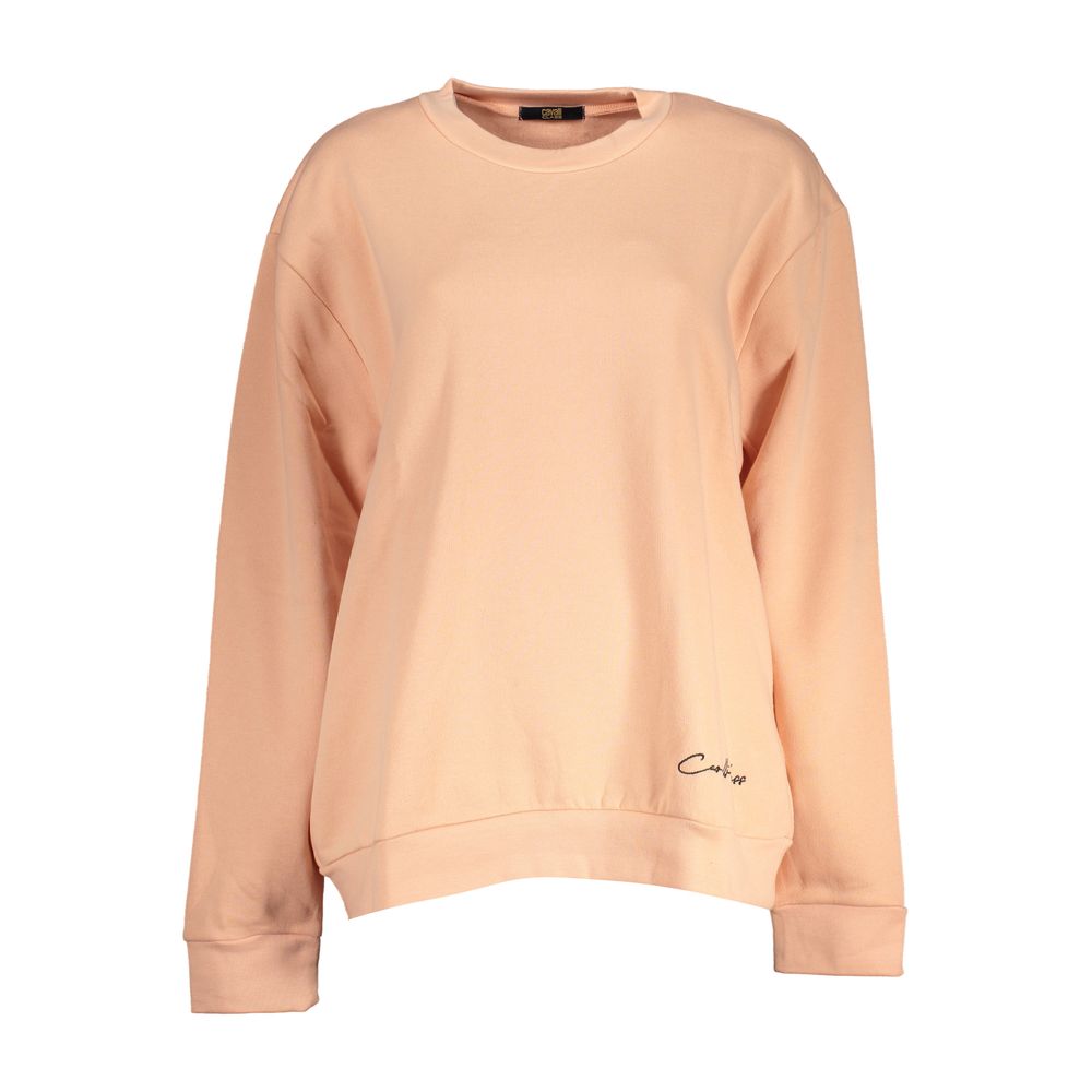 Cavalli Class Minimalist Sweatshirt - Pink/Orange