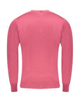 Cavalli Class Vintage Red Fitted Sweater