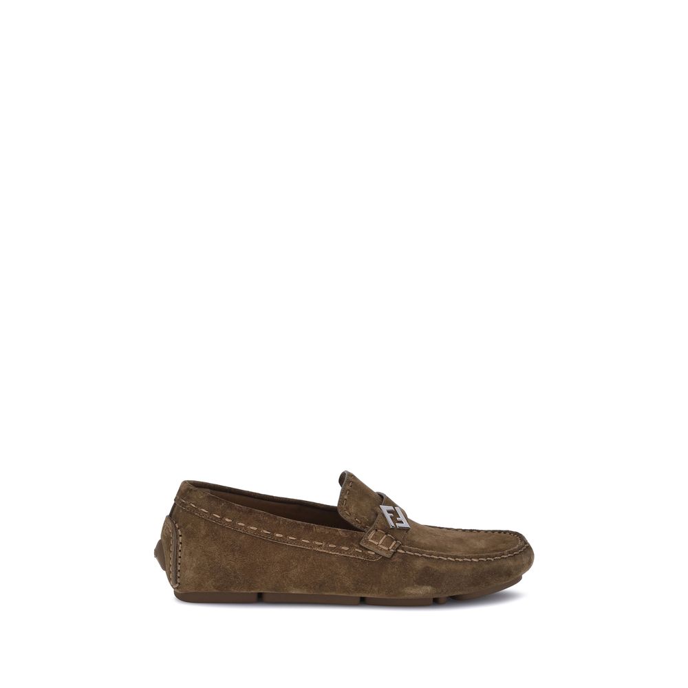 Fendi Resort Leather Moccasin