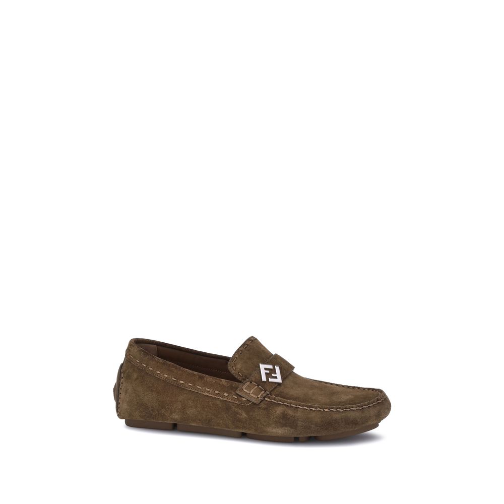 Fendi Resort Leather Moccasin