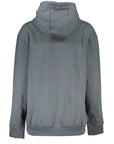 Cavalli Class Leopard Print Hoodie - Dark Gray/Grey