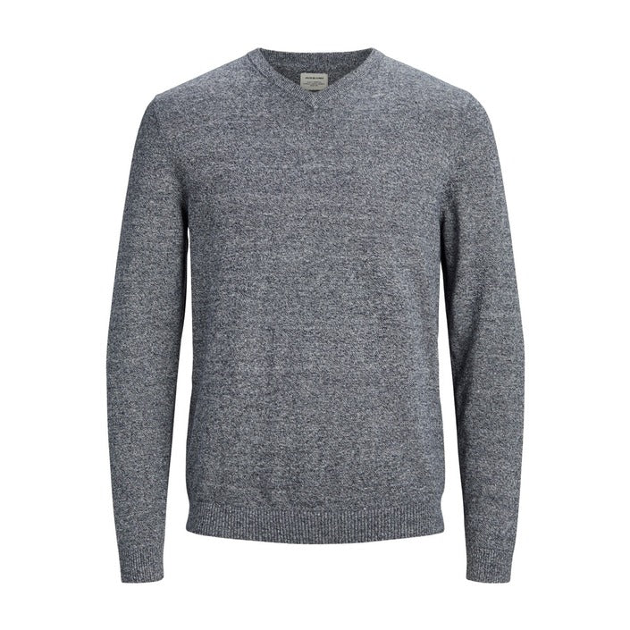 Jack & Jones Minimalist 100% Cotton Sweater - light grey