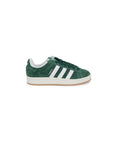 Adidas Logo Low Top Lace-Up Suede Leather Sneakers - Campus