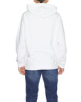 Underclub Logo Pure Cotton Hooded Pullover - White