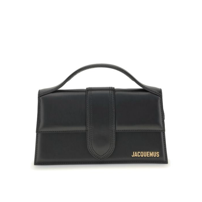 Jacquemus Black Leather Le Grande Bambino Handbag