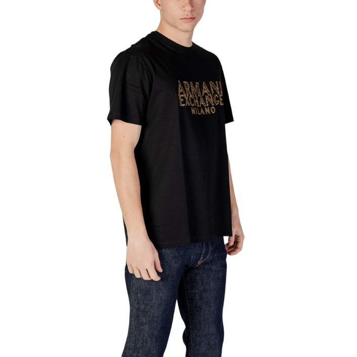 Armani Exchange Logo 100% Cotton Crewneck T-Shirt