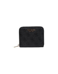 Guess Logo Monogram Vegan Leather Zip Clutch Purse - 2 Shades