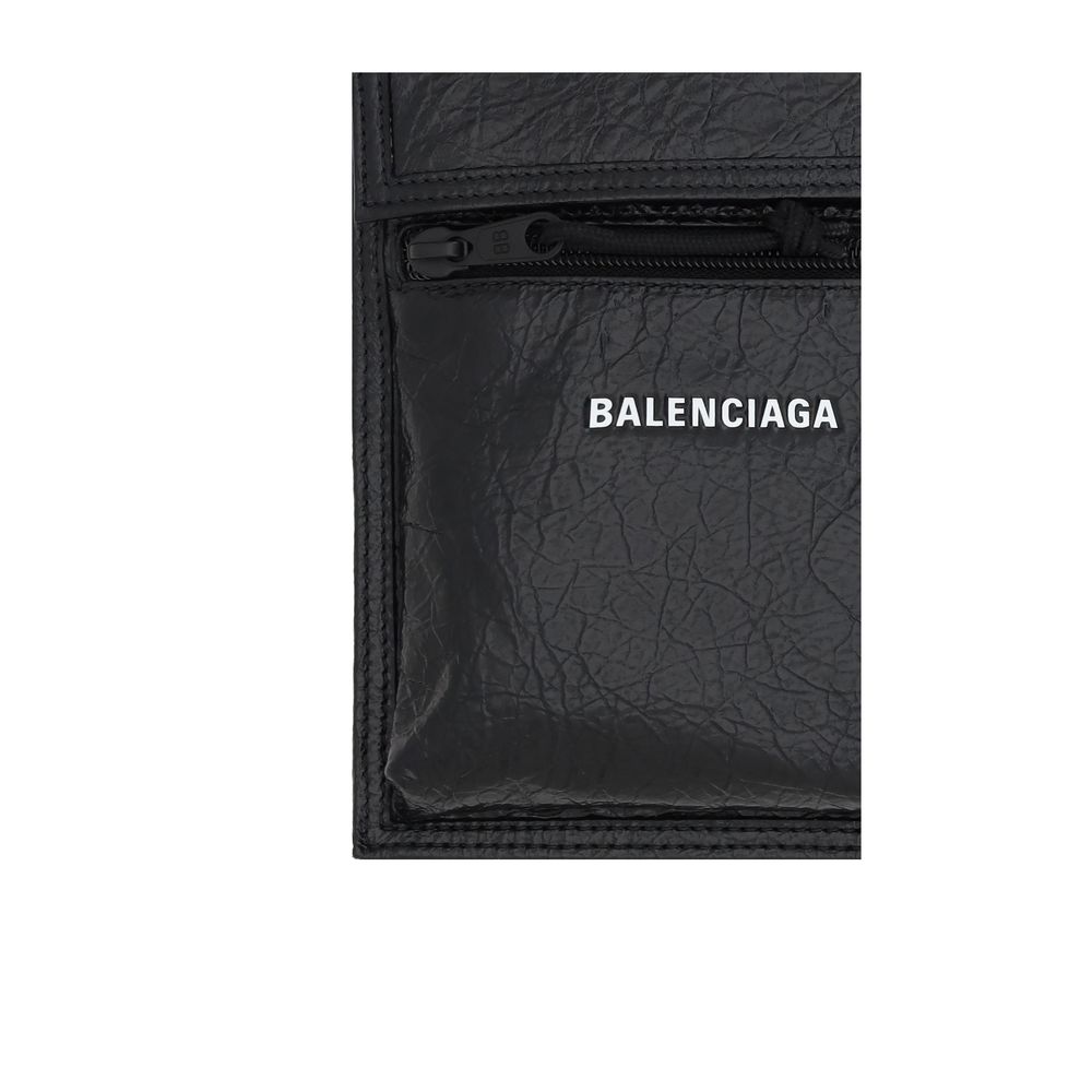 Balenciaga Explorer Leather Shoulder Bag