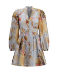 Zimmermann Ascension Plunge Mini Dress