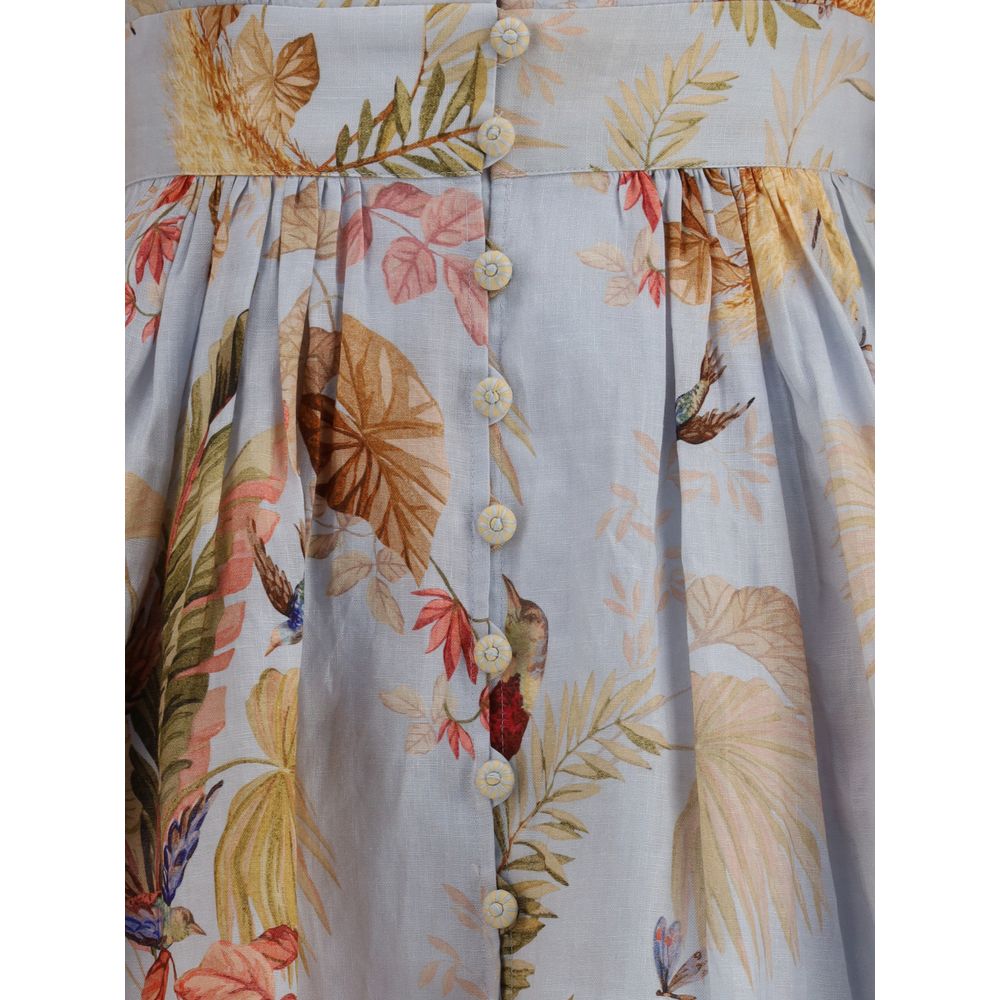 Zimmermann Ascension Plunge Mini Dress