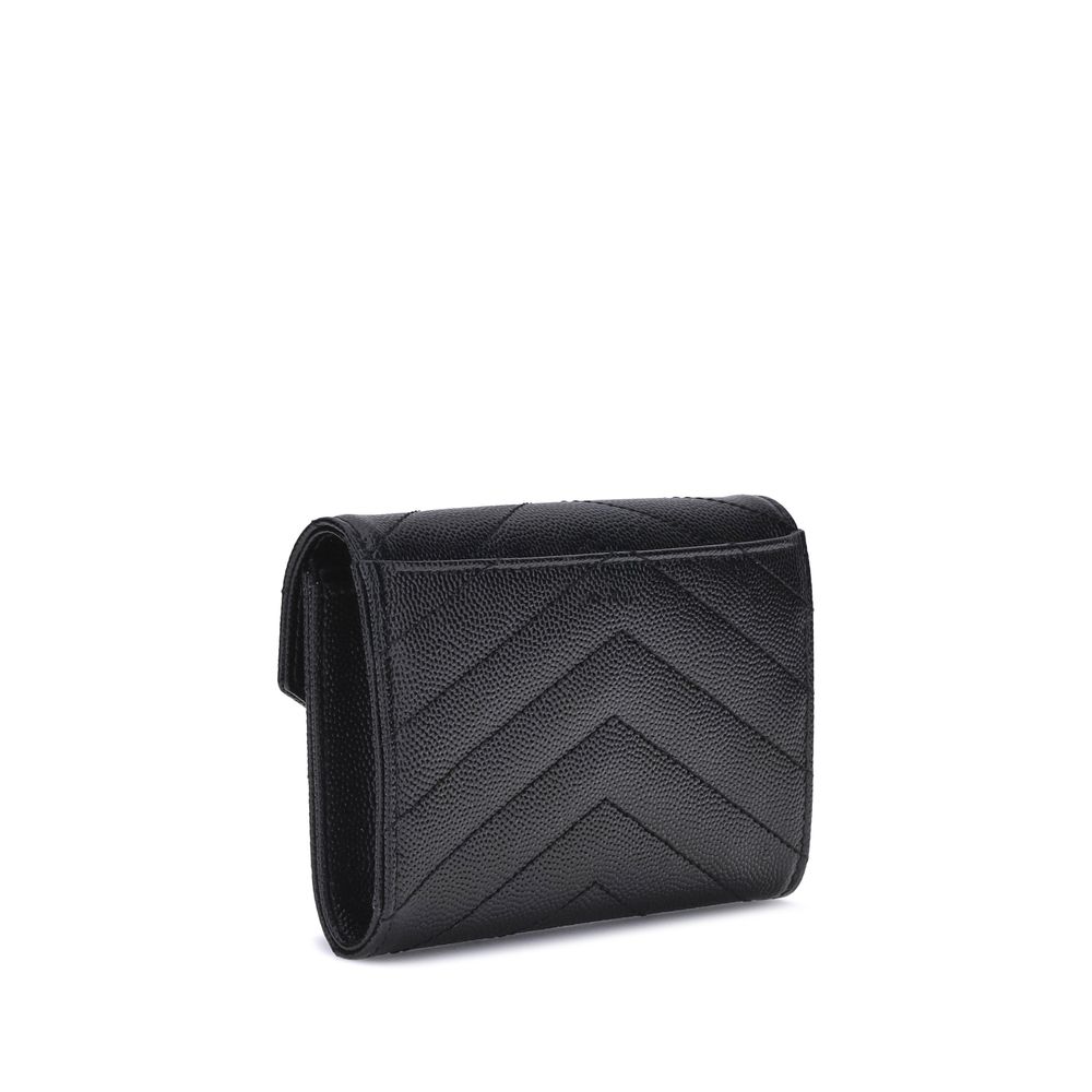leather chevron quilted flap purse