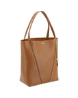Chloé Spin Medium Tan Brown Leather Tote & Shoulder Bag