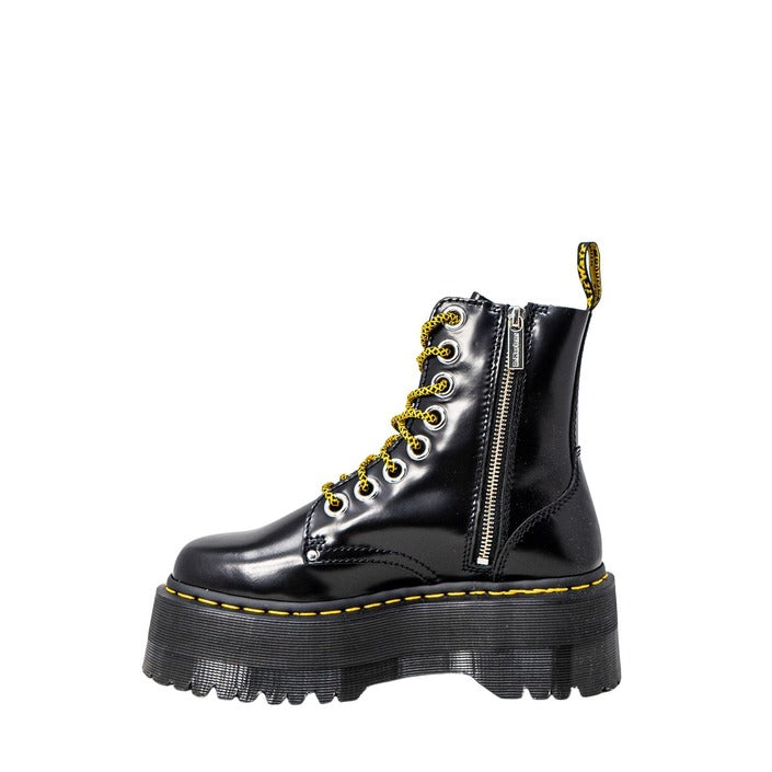 Dr. Martens Logo Leather High Shine Wet Look Lace-Up Boots