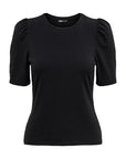 Only Minimalist Cotton-Blend Fitted Top