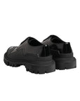 Dolce & Gabbana Black Patent Leather Casual Derby Shoes
