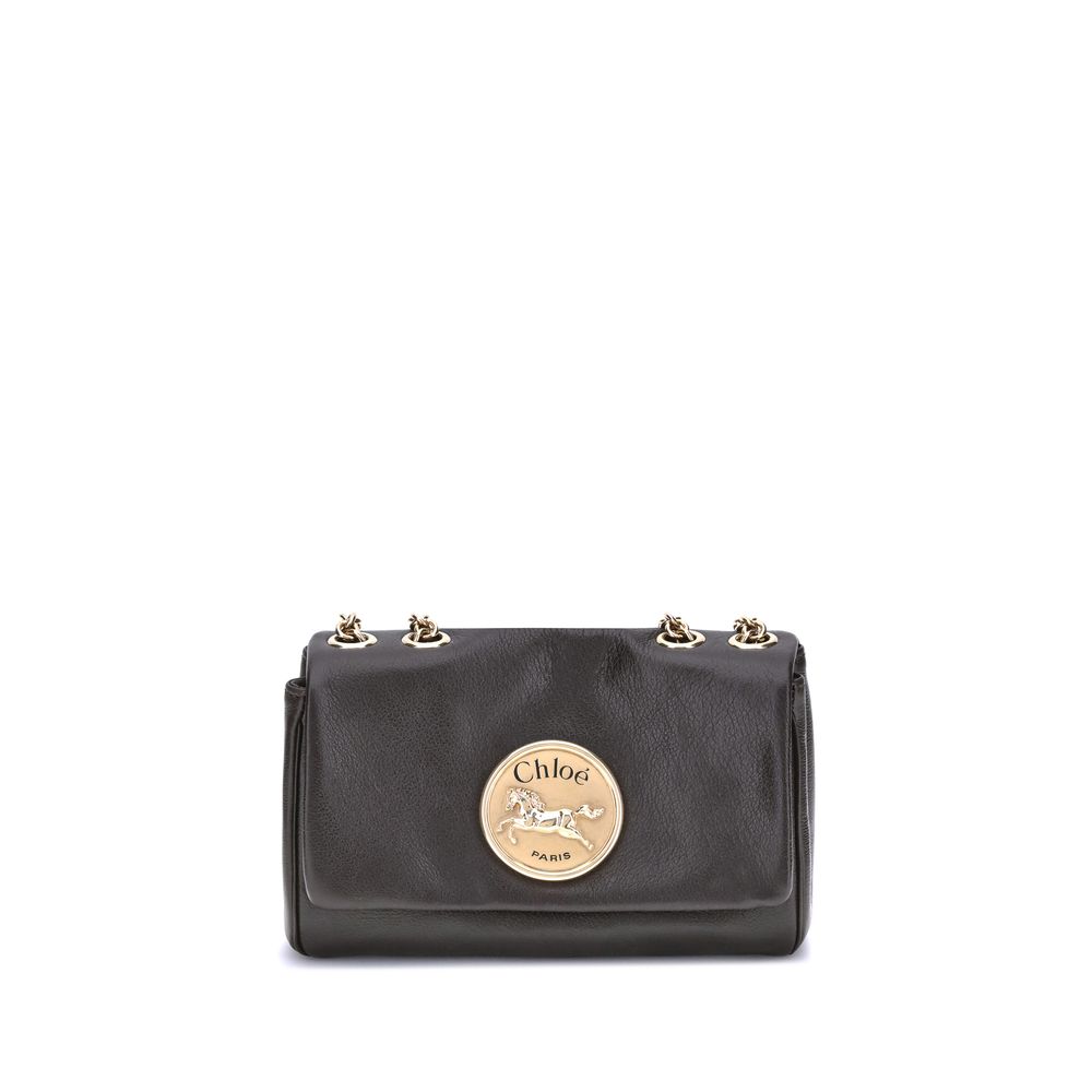 Chloé Heritage Leather Shoulder Bag With Chain Strap