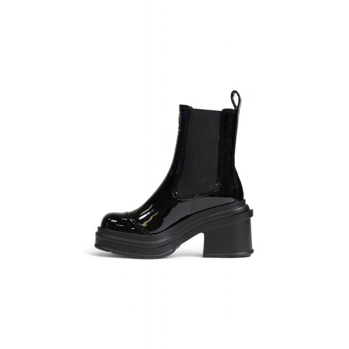 Armani Exchange Minimalist High Shine Chelsea Boots