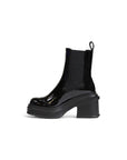 Armani Exchange Minimalist High Shine Chelsea Boots