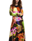 Desigual Winter Floral Midi Dress