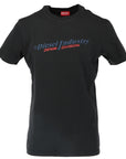 Diesel Logo 100% Cotton Crewneck T-Shirt - 2 Shades