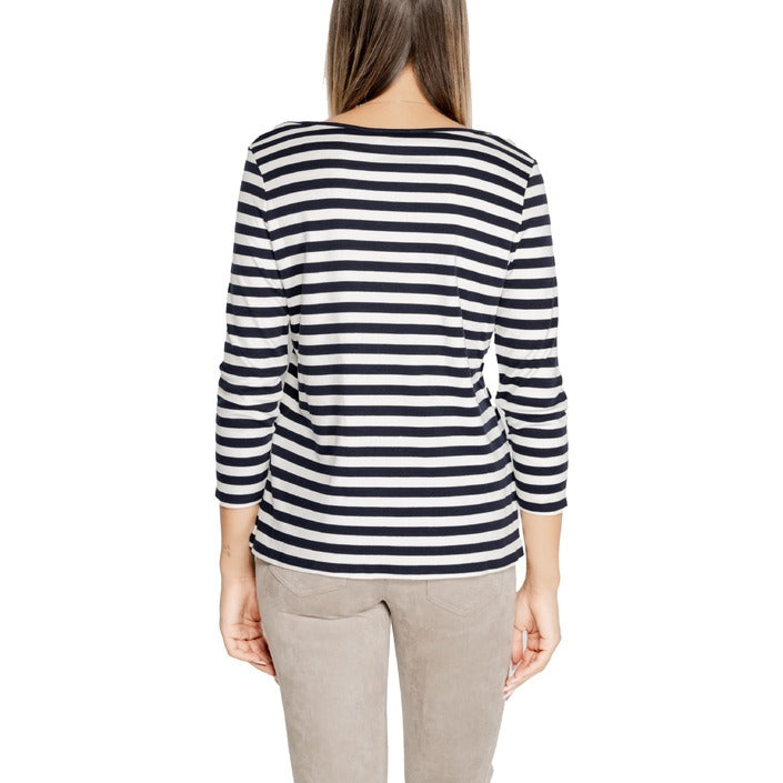 Street One 100% Cotton Striped Long Sleeve Top