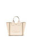 Chloé Top Handle Canvas Tote Bag