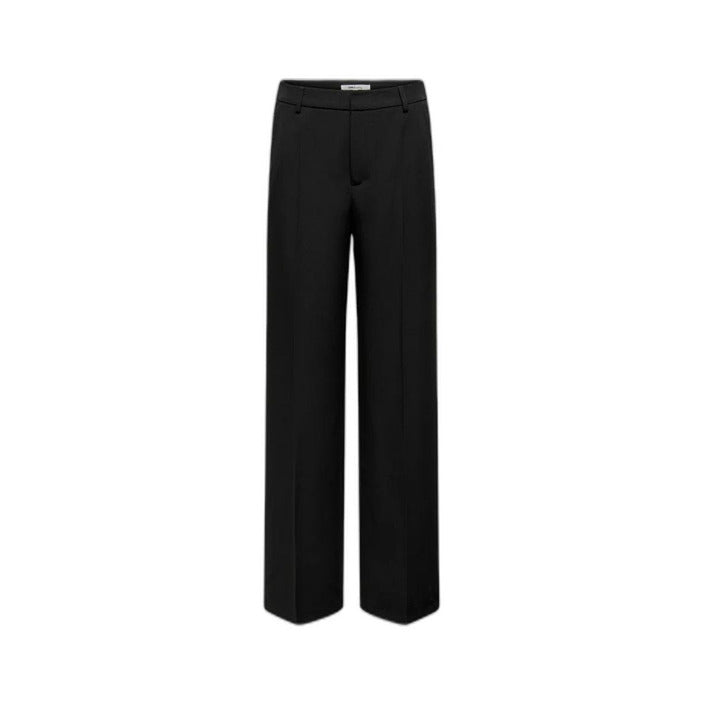 Only Minimalist All Black Wide Leg Suit Pants