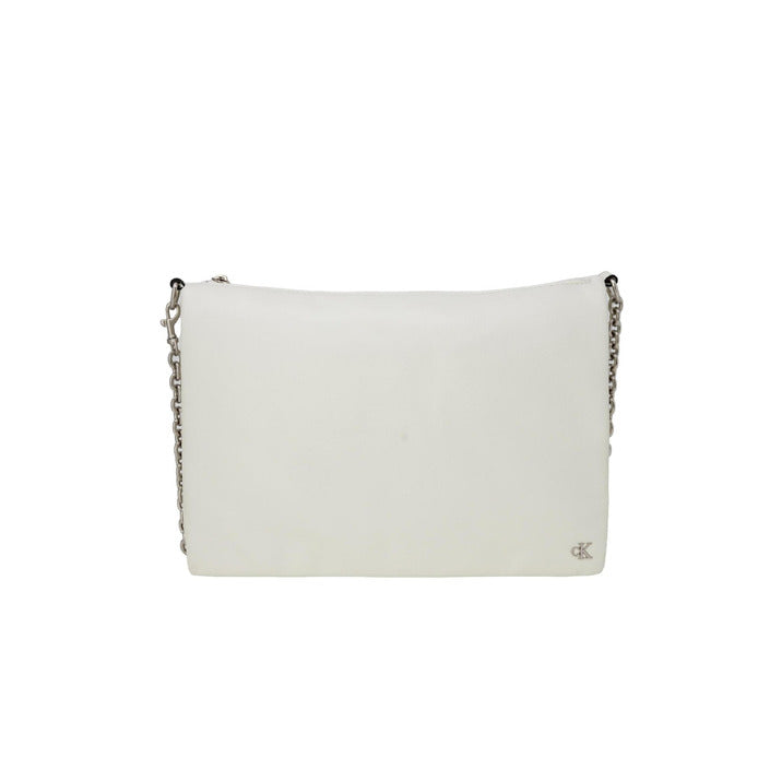 Calvin Klein Logo Shoulder Bag (Large) - white
