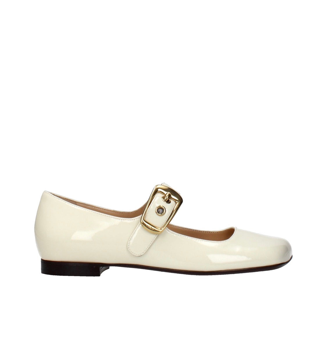 Chloé Cream Leather Mary Jane Shoes