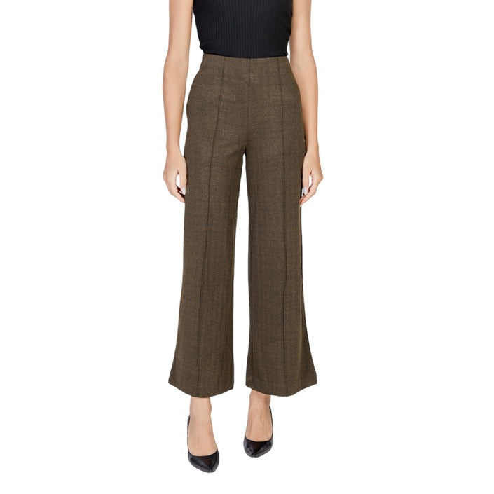 Ichi High Waist Flared Fit Culottes